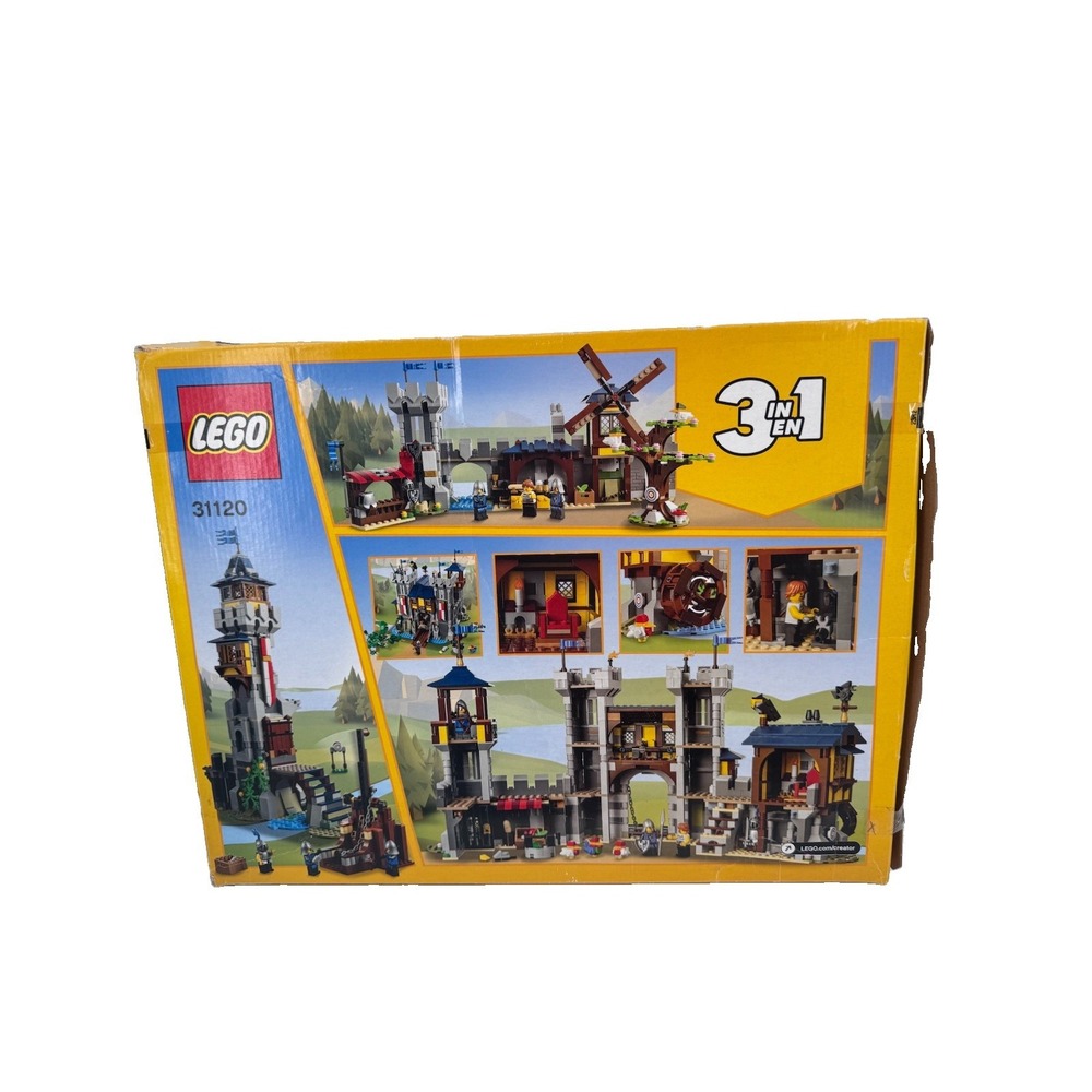 LEGO Creator 3 in 1 Medieval Castle Set 31120 1426 pcs Boxed Retired